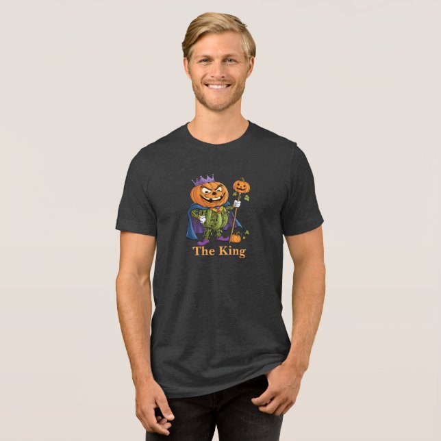 T-shirt En Tri-matière Roi Citrouille drôle (Recto plein)