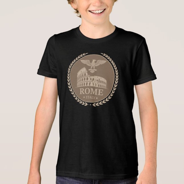 T-shirt En Tri-matière Rome Colosseum Italy Europe (Recto)