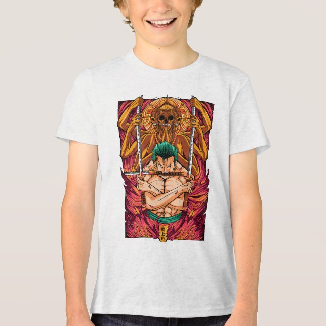 T-shirt En Tri-matière Roronoa Zoro One Piece (Recto)