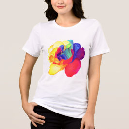 T-shirt En Tri-matière Rose arc-en-ciel vibrant