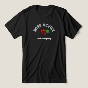 T-shirt En Tri-matière Rose McVice poète en verse comique #0