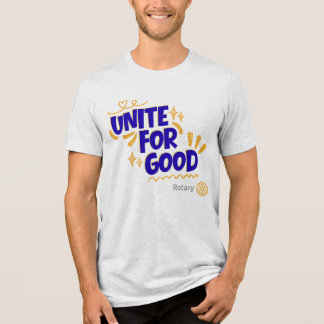 T-shirt En Tri-matière Rotary Unissez-vous pour le bien