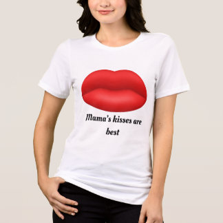 T-shirt En Tri-matière Rouge comme mamans amour