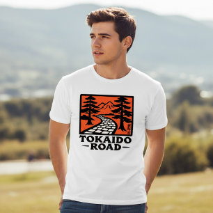 T-shirt En Tri-matière Route Tokaido - Japon - Samurai