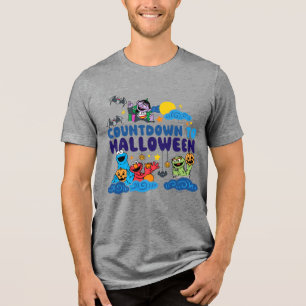 T-shirt En Tri-matière Rue Sésame   Compte à rebours pour Halloween