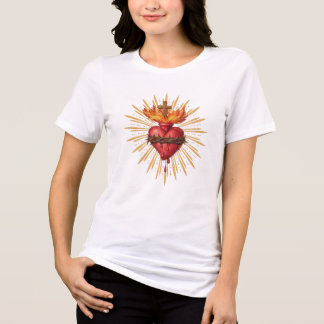T-shirt En Tri-matière Sacred Heart of Jesus Catholic Traditional