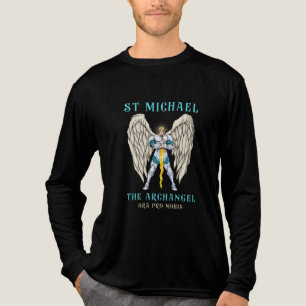 T-shirt En Tri-matière Saint Michel Archange Prière Catholique