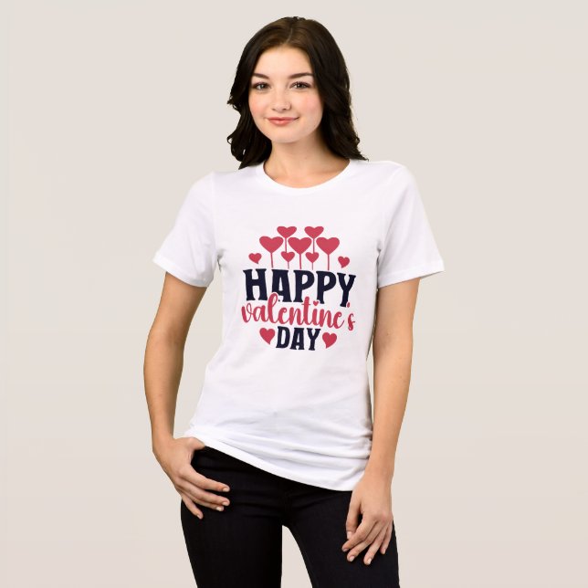 T-shirt En Tri-matière Saint Valentin Amour Romantique T-shirt (Recto plein)