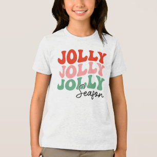 T-shirt En Tri-matière Saison Jolly Jolly Saison Retro Typographie de vac