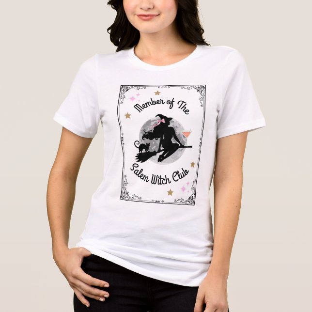 T-shirt En Tri-matière Salem Witch Club (Recto)