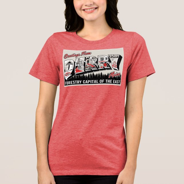 T-shirt En Tri-matière Salutation De Derry Maine (Recto)