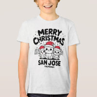 San Jose City California Joyeux Noël Cats USA