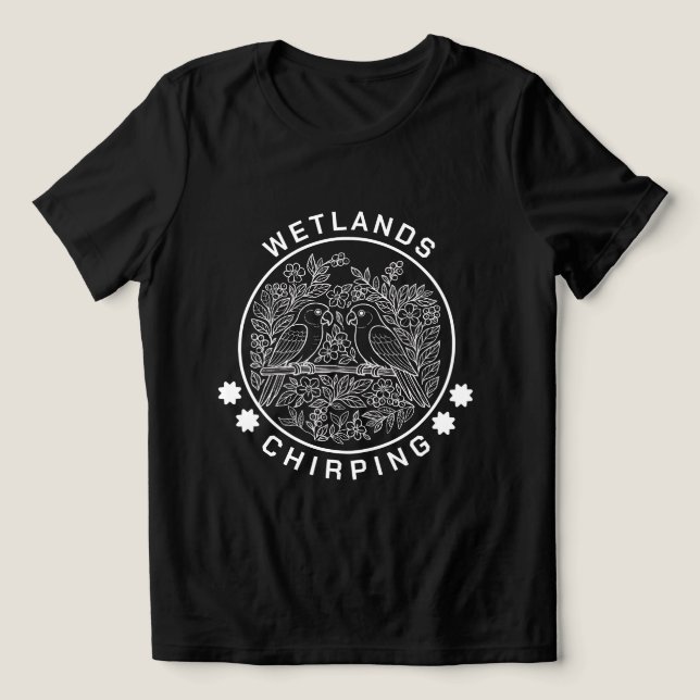 T-shirt En Tri-matière sanctuaire d'oiseaux (Design Recto)