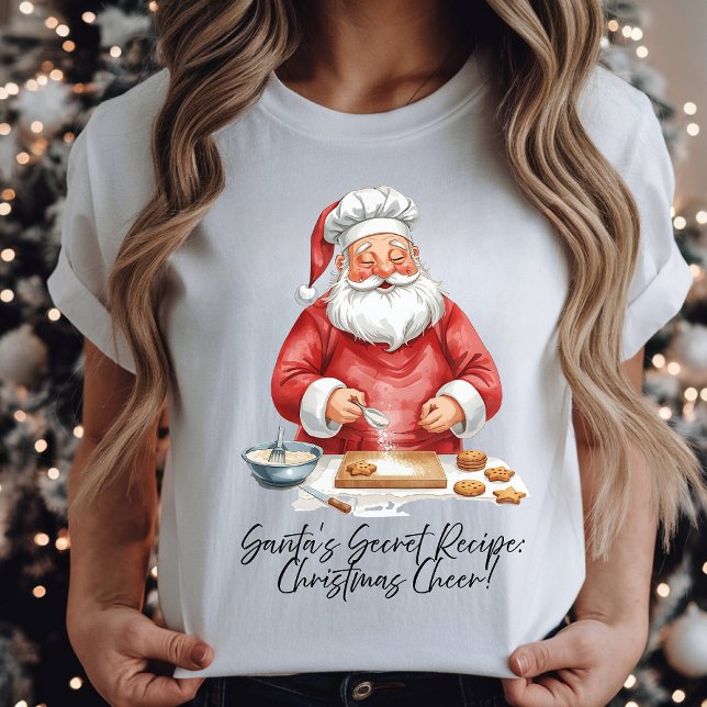 T-shirt En Tri-matière Santa’s Secret Recipe: Christmas Cheer!  (Créateur téléchargé)