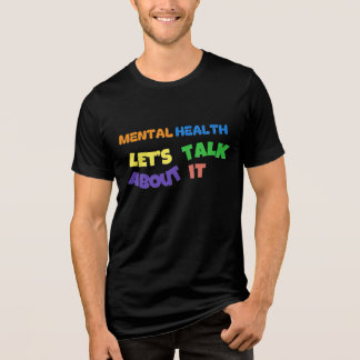 T-SHIRT  EN TRI-MATIÈRE SANTÉ MENTALE : PARLONS-EN.