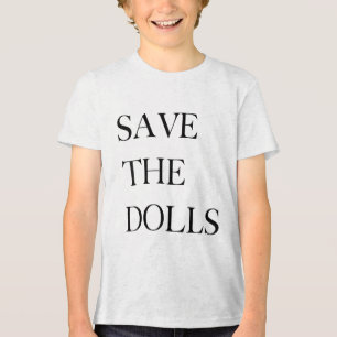 T-shirt En Tri-matière Sauvez Les Poupées Officiels Protégez Les Poupées