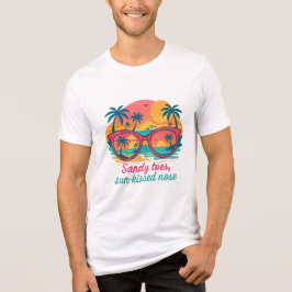 T-shirt En Tri-matière scène de croisière tropicale