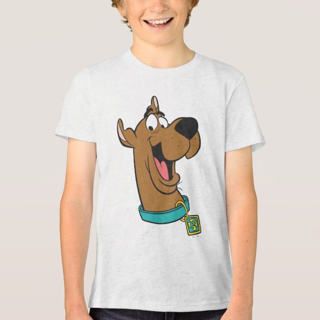 T-shirt En Tri-matière Scooby-Doo Joyeux Visage (Recto)