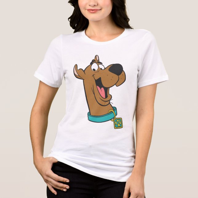 T-shirt En Tri-matière Scooby-Doo Joyeux Visage (Recto)