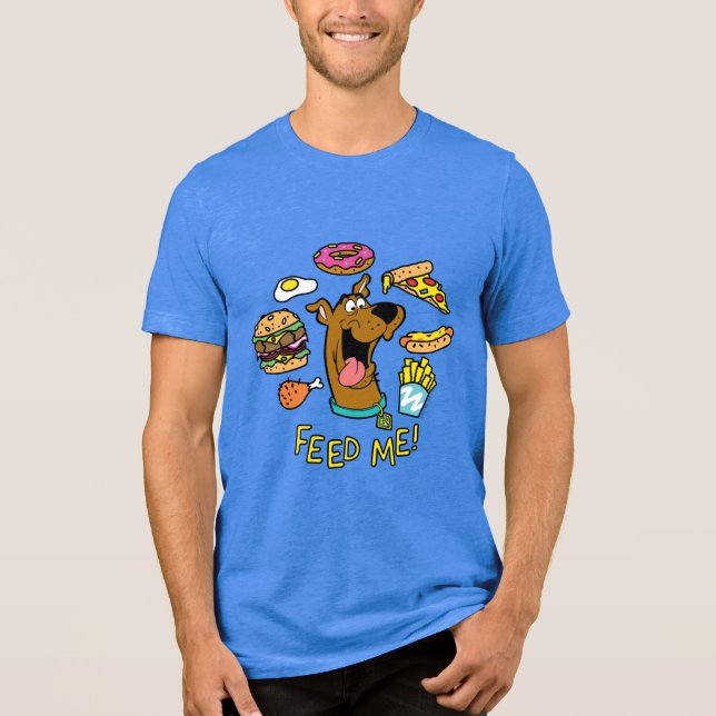 T-shirt En Tri-matière Scooby-Doo Me Nourrit ! (Recto)