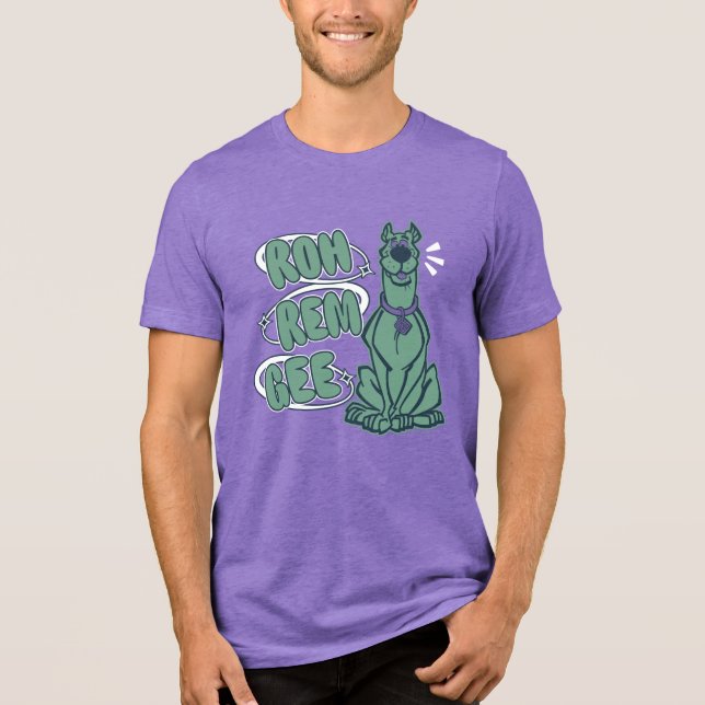 T-shirt En Tri-matière Scooby rétro "OMG" (Recto)
