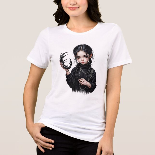 T-shirt En Tri-matière Scorpion Girl (Recto)
