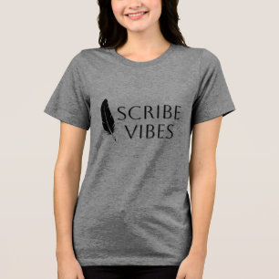 T-shirt En Tri-matière Scribe Vibes Plume d'oie Auteur Écrivain Poète