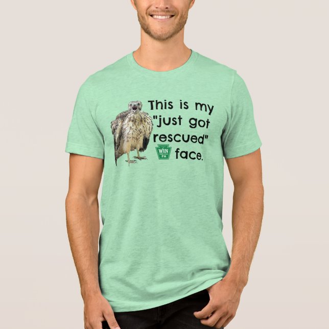 T-shirt En Tri-matière Secourir la chemise face GAGNE (Recto)