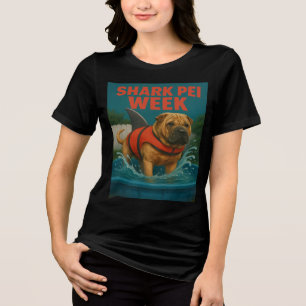 T-shirt En Tri-matière Semaine de la pêche au requin : Jardin de la terre
