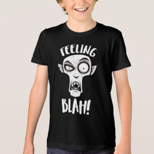 T-shirt En Tri-matière Sentiment Blah Nosferatu Vampire en Blanc