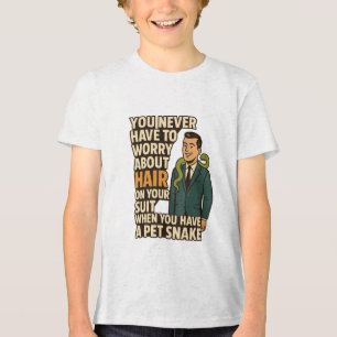 T-shirt En Tri-matière Serpent Domestique Non sur Costume de Cheveux Grap