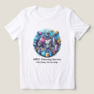 T-shirt En Tri-matière Service de nettoyage de maison moderne et de ménag