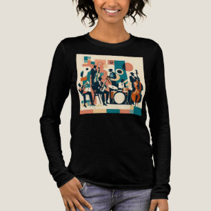 T-shirt En Tri-matière Sextet de l'ère du Jazz du milieu du siècle