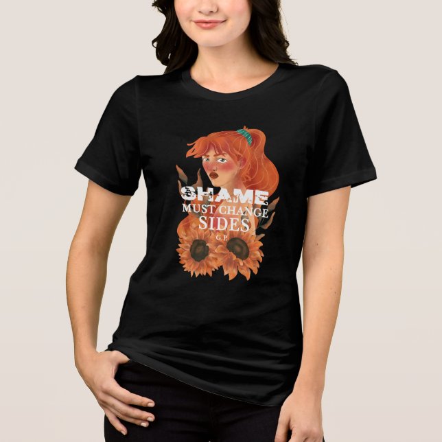 T-shirt En Tri-matière Shame Must Change Sides (Recto)