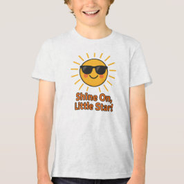 T-shirt En Tri-matière Shine On Little Star Cute Sun Design