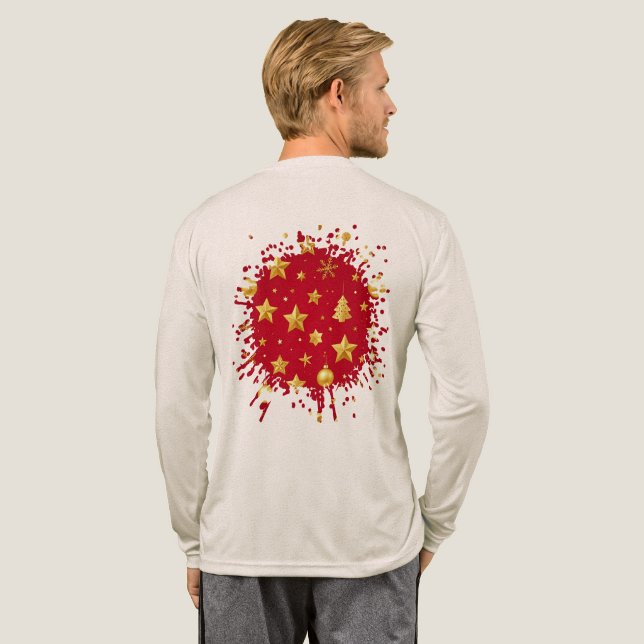 T-shirt En Tri-matière Shining Bright on Christmas Night  (Verso complet)