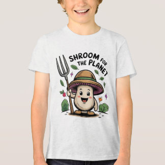 T-shirt En Tri-matière Shroom For The Planet Funny Mushroom Farmer