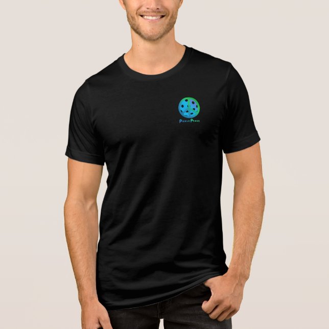 T-shirt En Tri-matière Signe de paix pickleball masculin t-shirt (Recto)