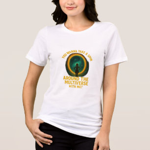 T-shirt En Tri-matière Silhouette à mini-jupe multiverse