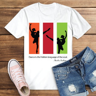 T-shirt En Tri-matière Silhouettes noires Ballerina
