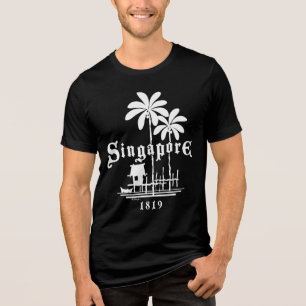 T-shirt En Tri-matière Singapour/1819 Sombre