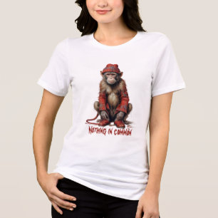 T-shirt En Tri-matière singe écossais déguisé - rien en commun