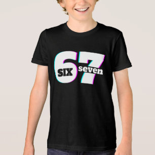 T-shirt En Tri-matière Six Seven 6 7 Mème Fun Design 67 -