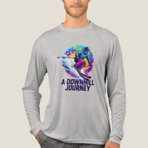 T-shirt En Tri-matière Ski De Descente