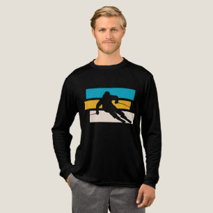 T-shirt En Tri-matière Ski Sport De Plein Air Silhouette Vintage