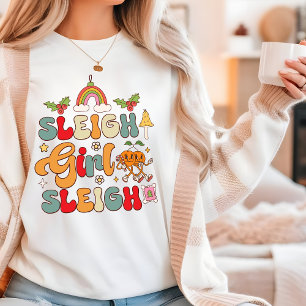 T-shirt En Tri-matière Sleigh Girl Sleigh Super Noël moderne