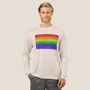 T-shirt En Tri-matière SlipperyJoe's classique arc-en-ciel tactile artisa