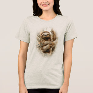 T-shirt En Tri-matière Sloth dans la forêt tropicale