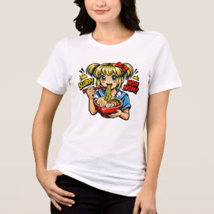 T-shirt En Tri-matière Slurp Nom Fille Anime Nouilles Ramen