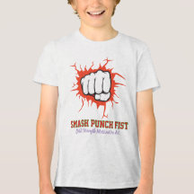 Smash Punch Fist – Bold Strength Motivation Art